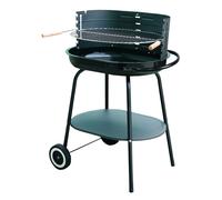 Parrilla de carbón con carrito de jardín y camping de acero Barbacoa MG942