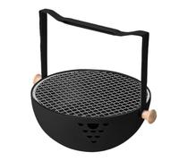 Parrilla de Carbón para Barbacoa | Estufa de Asado Plegable y Portátil - Parrilla De Barbacoa Con Mango Anti Quemaduras,Para Jardín Mesa Camping Viaje Picnic Carne A La Plancha Té Y Cocción De Hot Pot