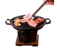 Parrilla De Carbón Para Barbacoa, Parrilla Yakiniku De Mesa, Parrilla Portátil, Parrilla De Barbacoa Coreana, Parrilla Antiadherente Japonesa Hibachi, Estufa De Carbón Portátil(02)
