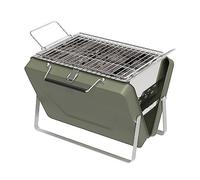 Parrilla de carbón plegable portátil, diseño compacto y ligero para acampar al aire libre, picnics y barbacoas en el patio trasero
