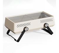 Parrilla de carbón portátil de mesa, ideal para fiestas en el jardín y reuniones familiares, se adapta a 19 pinchos