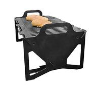Parrilla de carbón portátil, diseño de espacios de camping plegables, herramienta ligera para cocinar a la barbacoa, ideal para el patio, la playa, el jardín, el fuego, los picnics, los viajes, la