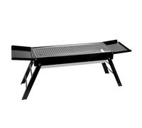 Parrilla de carbón portátil - Parrilla plegable con mesa auxiliar | Parrillas de barbacoa adecuadas para cocinar al aire libre | Equipo de cocina portátil al aire libre para picnic, jardín, senderismo