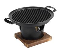 Parrilla de carbón sin humo Parrilla de barbacoa coreana carbón de mesa antiadherente sin humo barbacoa portátil fácil de montar para el hogar picnics