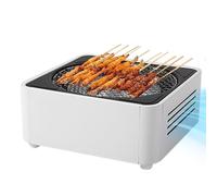 Parrilla de carbón sin humo, parrilla de carbón para barbacoa, estufa de carbón para barbacoa, barbacoa doméstica, parrilla de camping para camping, jardín, interior