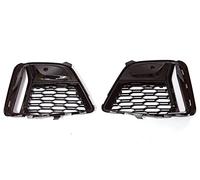 Parrilla de coche lado izquierdo derecho cubierta de luz antiniebla delantera de coche parrilla parrilla gris cubierta de lámpara reemplazo para BMW Serie 3 G20 G21 2019-2021 rejilla frontal de riñón