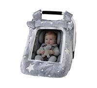 Parrilla de coche para niños | Red de cochecito con ventana de observación,Parrilla para asiento de coche | para nuevos padres familias guardería Paseos al aire libre Escuela Carreras Viajes Garaje