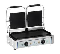 Parrilla de contacto doble - lisa - 2 x 1.800 W | Royal Catering