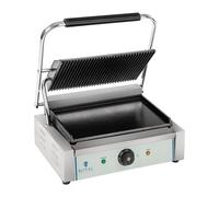 Parrilla de contacto - placa superior ondulada - 2200 W | Royal Catering