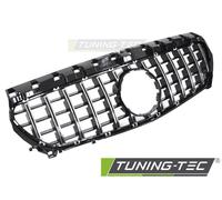 Parrilla De Deporte Negro/Cromo Compatible Con Mercedes CLA W117 13-19