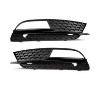 Parrilla de doble listón de repuesto para A5 2012 2013 2014 2015 2016, marco negro, 8T0807681H 8T0807682H, 2 unidades, luz antiniebla, rejilla frontal de carreras, rejilla frontal de riñón (par)