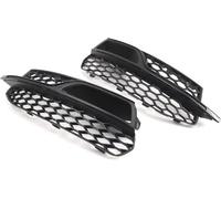 Parrilla de Doble Puente para A3 S-Line 2014-2016, Parachoques Delantero, luz antiniebla, Cubierta Panal Rejilla Delantera del vehículo(1pair)