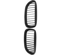 Parrilla de Doble Puente para BMW E63 E64 Serie 6 650i M6 2004-2010 Rejilla Delantera del vehículo(Matte Black)