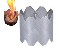 Parrilla de estufa | Bloqueador de viento al aire libre para la cocina de camping | Parrilla multifuncional de la estufa del campamento ligero para el senderismo al aire libre ultra luz de acero