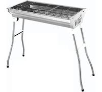 Parrilla de gas plegable portátil de acero inoxidable para cocinar al aire libre, barbacoa, diseño de cactus para camping, portón trasero y fiestas en el patio trasero