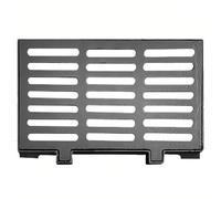 Parrilla de hierro fundido de 68 x 38 x 3,5 cm, para uso en calle, entrada y Ga