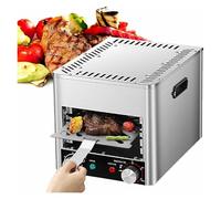 Parrilla de infrarrojos portátil, parrilla de Gas propano, parrilla de mesa de acero inoxidable para carne, mariscos y verduras, 4 niveles