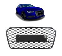 Parrilla de nido de abeja rejilla radiador negro brillo se adapta a Audi A7 C...