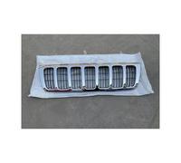 Parrilla De Parachoques Delantero Radiador Y Parrilla De Carreras Para Jeep Para Grand Para Cherokee WJ 1999 2000 2001 2002(Plata)