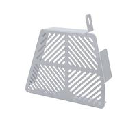 Parrilla de Radiador Cubierta Compatible con Victory Cruiser, Hammer, Vegas 8 Ball King Pin, protector de radiador de motocicleta, protector de enfriador de aceite.(A silver)