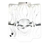 Parrilla de Radiador Cubierta Rejilla de radiador cromada para motocicleta Compatible con Suzuki Boulevard M109R VZR1800 2006-2018. Protector de radiador(A2)