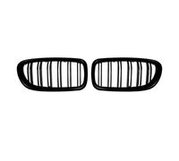 Parrilla De Riñón Parachoques Delantero Coche Compatible Con F10 F11 5 Series 2011-2017 Accesorios De Repuesto De Rejilla De Carreras De Doble Línea Rejilla Frontal