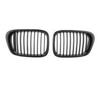 Parrilla Defensa Delantera Para E39 525 528 530 535 Para M5 1997-2003 Parrilla Delantera Central Negra Mate Para Capó De Riñón Ancha