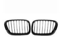 Parrilla Defensa Delantera Para E53 Para X5 1999 2000 2001 2002 2003 Reemplazo De Parrilla Delantera De Riñón De Una Sola Línea, Color Negro Brillante