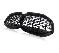 Parrilla Defensa Delantera Para SERIE 1 F40 2020+ Rejilla De Parachoques Delantero RIÑÓN Parrilla ESTILO DIAMANTE NEGRO BRILLANTE ABS Accesorio