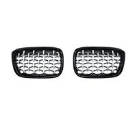 Parrilla Defensa Delantera Para X3 G01 G08 Para X4 G02 2018-2021, Parrillas Delanteras De 2 Piezas Riñón, Parachoques Con Borde De Diamante, Carreras, Estilo Meteorito