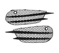 parrilla del coche Para Mercedes para Benz Clase C W205 C205 S205 para AMG Line 2015-2018 parachoques delantero lámpara antiniebla rejilla cubierta de luz