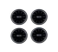 Parrilla del parachoques delantero Coche Tablero AC Aire Acondicionado Ventilación Salida Turbo Para Mercedes Para Benz Para V-Clase W447 Para Vito V250 V260(4pieces Silver)