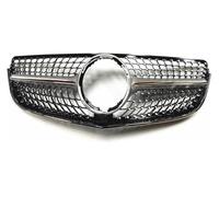 Parrilla del parachoques delantero para Benz Clase E Coupé W207 C207 A207 2 puertas 2014-2017 E200 E250 E400 E500 Parrilla delantera del vehículo(Prata)