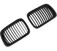 parrilla del parachoques delantero Rejillas frontales de radiador para BMW Serie 3 Compact para Touring E36 1997 1998 1999(Matte Black)