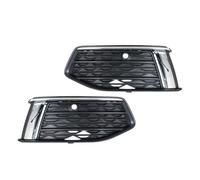 Parrilla del radiador delantero Para A6 C8 2019-2021 Parachoques Luz Antiniebla Lámpara Rejilla Cubierta Marco Embellecedor 4KD807647 4KD807648(Izquierda y derecha)