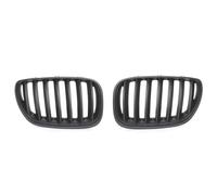 Parrilla Delanter Rejilla Compatible Con Para E53 X5 LCI 2004 2005 2006 Rejillas Deportivas Delanteras Tipo Riñón Rejilla Del Capó Entrada De Aire Del Radiador Negro Brillante(Black B)