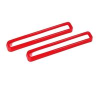Parrilla Delantera 2 Piezas Insertos Rejilla Delantera para Dodge para Challenger 2015 2016 2017 2018 2019, 2020, 2021, 2022 Color Negro Rojo, Azul Y Amarillo Rejillas Delanteras(Rojo)