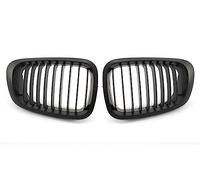 Parrilla Delantera 2 Uds Kits Parrilla Rejilla Parachoques Delantero Coche Izquierda Derecha Para Serie 3 E46 1999-2003 Para M3 2001-2006 Parachoques delantero parrilla(Matte Black1)
