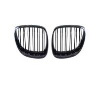 Parrilla delantera capó Rejilla de parachoques delantero coche, rejilla riñón, rejillas para E60 E61 para Serie 5 2003-2009, doble automática