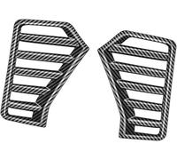 parrilla delantera Car Front Grille for Toyota for Tacoma 2024 2PCS Carbon Fiber Look Fog Light Side(Carbon Fiber Look)