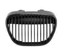 Parrilla delantera central sin emblema, negra, 6L0853651D; cubierta de la parrilla central del parachoques delantero, repuesto para Seat y Córdoba 6L, modelos de 2002 a 2009,