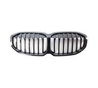 Parrilla Delantera Coche Para Serie 1 F40 2019-2023 Cubierta Parrilla Deportiva Una Sola Lama Negro Brillante Riñón Carreras Parachoques Delantero Parachoques Parrilla
