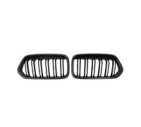 Parrilla delantera coche Para X2 F39 2018 2019 2020 2021 Rejillas Delanteras De Malla Coche Con Apariencia Fibra Carbono Reemplazo Rejilla Doble Línea