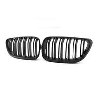 parrilla delantera coche Parrilla Frontal ABS De Doble Listón, Parrillas Carreras Para BMW Serie 2 F22 F23 220i 228i 230i Para M235i F87 Para M2 14-18 Rejillas delanteras(Matte Black)