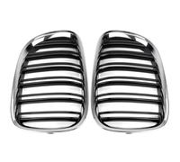 parrilla delantera coche Parrilla Frontal Cromada Negra Para Bmw F02 F01 F03 730 740Li 750Li 2009-2012 51117184151 51117184152 Rejillas delanteras