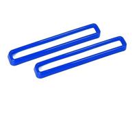 Parrilla Delantera Coche Rejilla 2 Piezas Insertos Rejilla Delantera Para Dodge Para Challenger 2015 2016 2017 2018 2019, 2020, 2021, 2022 Color Negro Rojo, Azul Y Amarillo(Azul)