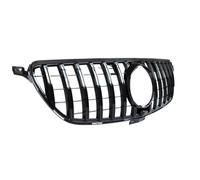 parrilla delantera coche Rejilla Frontal Plateada Negra Estilo GT Para Mercedes GLE Coupe 2015-2018 GLE300 GLE350 GLE450, No Para AMG rejilla parachoques(Negro)