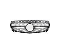 Parrilla Delantera Coche Rejilla Rejilla Parachoques Delantera Para Benz Clase Para CLA W117 2013-2016 2017 2018 2019 Sport Racing Grill Diamond Style Facelift Para Automóviles(Diamonds-Black)