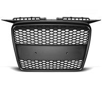 Parrilla delantera compatible con Audi A3 RS-Type 2005 2006 2007 2008 Sportback 3 puertas 5 puertas parrilla central delantera Sport GV-29 rejilla de malla de panal Sport negro