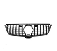 Parrilla delantera compatible con Mercedes Benz W166 ML Class ML300 ML320 ML350 ML400 ML450 2012-2015 GT Style parachoques superior capó malla rejilla(BLACK)